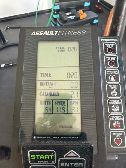 Assault Bike for sale at Cobra Boxing & Fitness. Works fine with plenty life left in it an